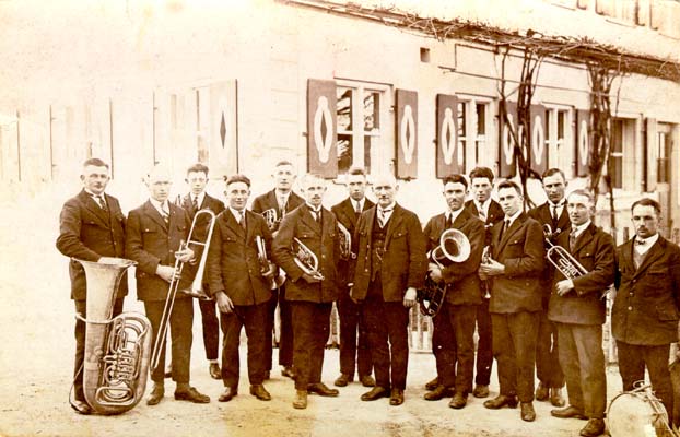 Foto der Türkenfelder Blasmusik 1927