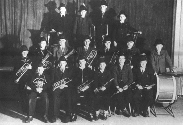 Foto der Türkenfelder Blasmusik 1948